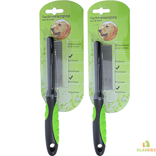 Vlooienkam korte of lange tanden