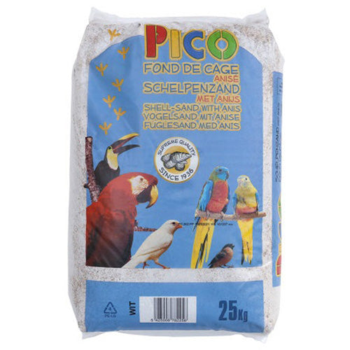 Muschelsand Weiß Pico Sack 25 kg