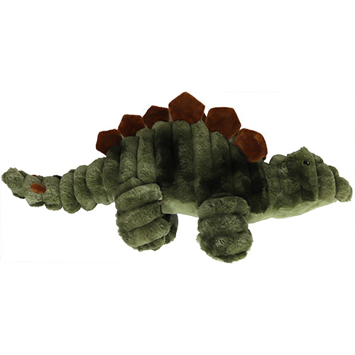 De Boon Hondenspeelgoed - Stef de Stegosaurus - Met Piep, Knor en Knisperend - Verkrijgbaar in 65 en 90 cm