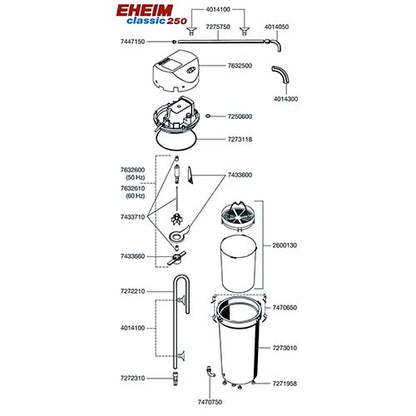 Eheim buitenfilter Classic met filtermassa