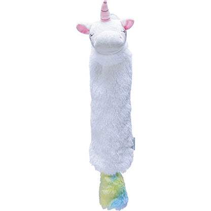 Beeztees Puppy Flatino Unicorn Pluche Hondenspeelgoed – Wit – 49x10x14 cm