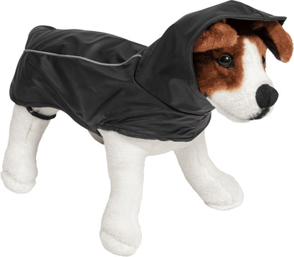 JV FISHERMAN JACKET Regenmantel mit Kapuze, Schwarz, ML 45 cm