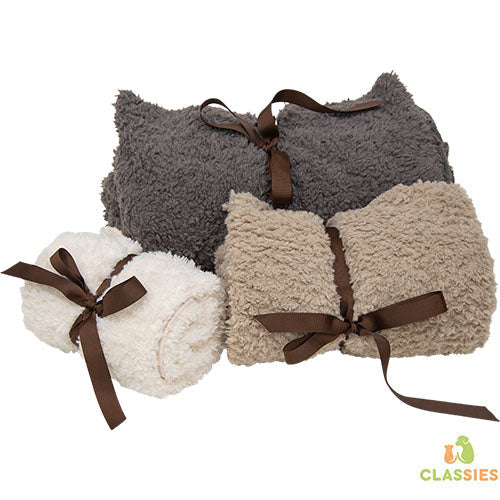 Animal Boulevard Curl Plush Deken voor Hond of Kat - Verkrijgbaar in 3 kleuren en in 3 maten Classies