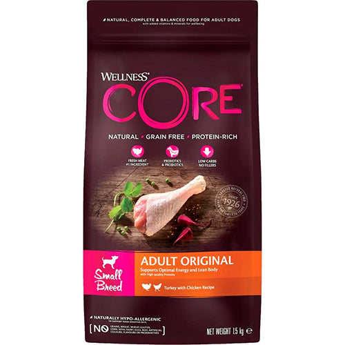 Nourriture pour chien Well Core - nourriture sèche 1,5 kg