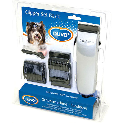 Duvo Clipper Basic Set Hondentondeuse - 4 Opzetstukken