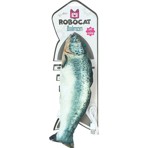 Robocat Zalm - speelgoed voor de kat - madnip