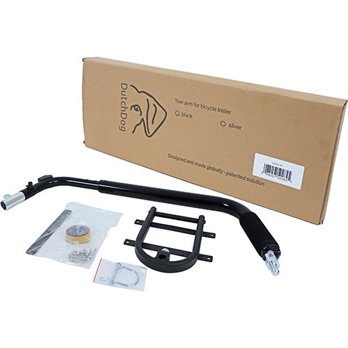 DoggyRide Bike Kit Gepäckträgerkopf mit Britch Lite, schwarz.