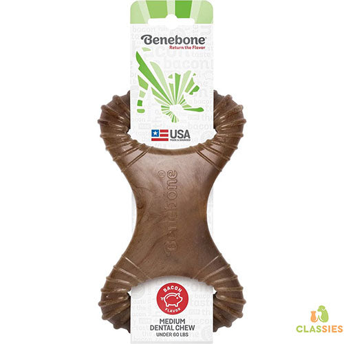Benebone Dental Chew Pindakaas - Bacon - Braadkip