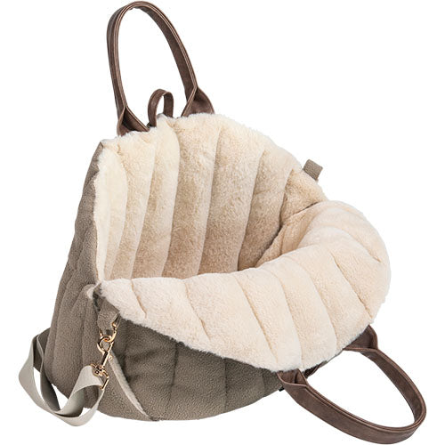 Animal Boulevard Home&amp;Away Stadstas/ Draagtas Diana Boucle - Verkrijgbaar in Beige en Bruin
