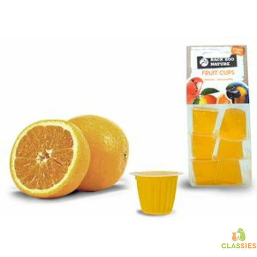 Fruitcups in verschillende smaken voor vogels per 6 stuks