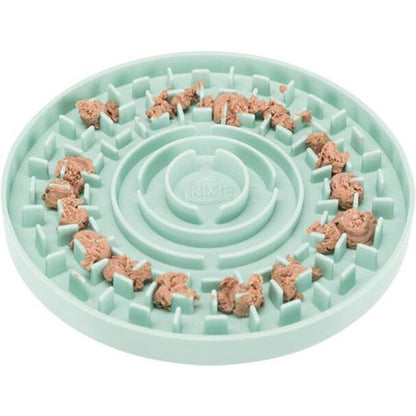 Trixie Junior Anti Schrokbak - Likplaat - Mintgroen - 21X21 cm