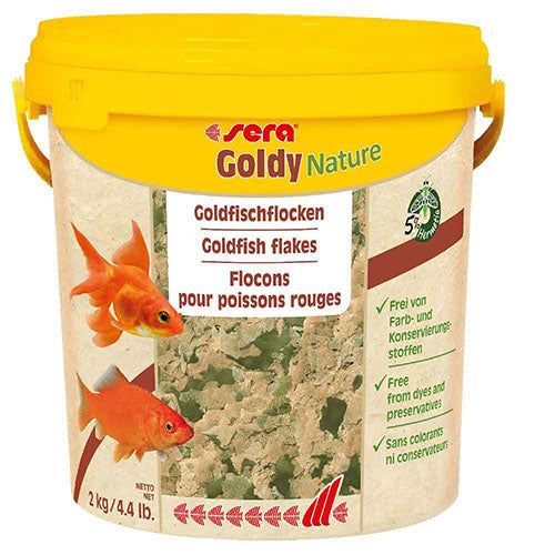 Nourriture pour poissons rouges sera Goldy Nature en différentes tailles