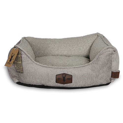 Boony est1941 premium hondenmand orthopedisch almond peach