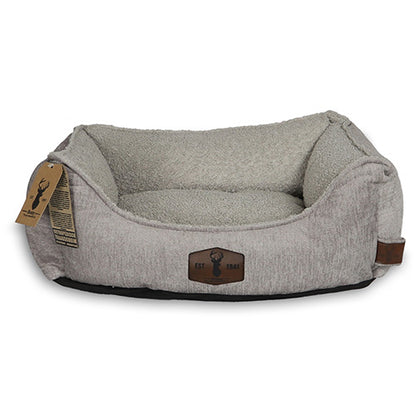 Boony est1941 premium hondenmand orthopedisch almond peach