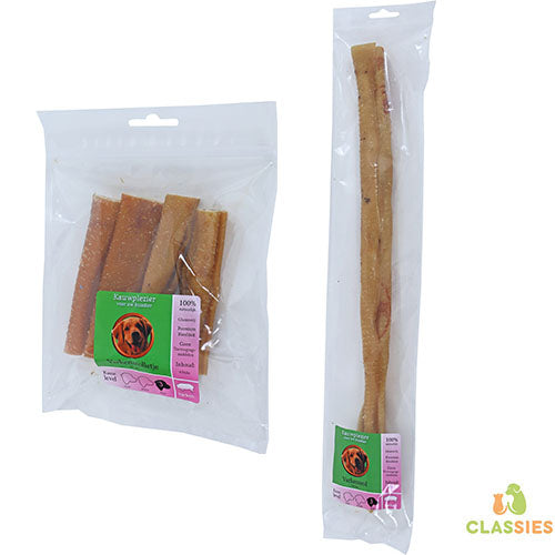 Boon Natural Snack Pig - Rouleaux de porc disponibles en 12 cm par 4 pièces et 50 cm par pièce