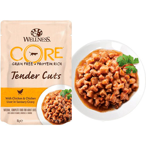 Wellness Core kattenvoeding - natvoer in zakje - 1 x 85 gram