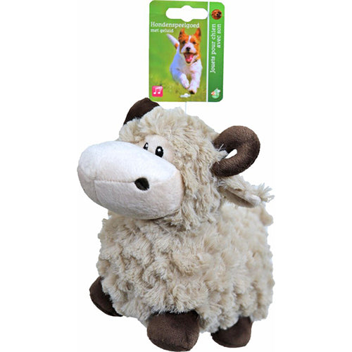 Boony Pluche Schaap Beige Met Piep 18 cm