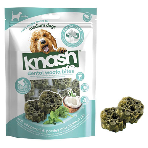 Knash Woofa Loofa Dental Bites met munt en peterselie – 100 gr