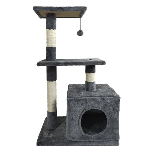 Jack and Vanilla Kratzbaum Levina Grau - 50 x 30 x 80 cm