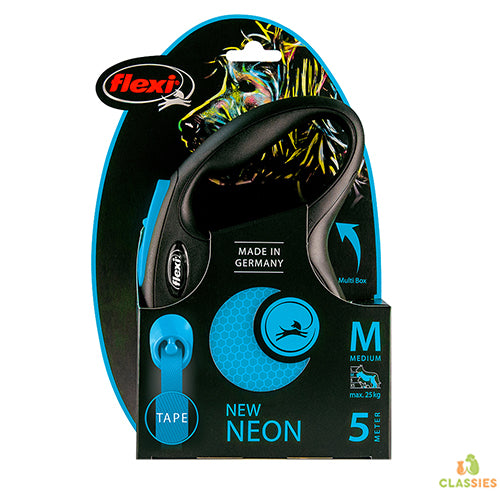 Flexi ruban rétractable flashy New néon - réfléchissant