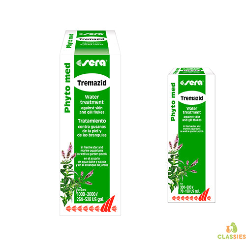 Sera Phyto med Tremazid - douves de la peau et des branchies