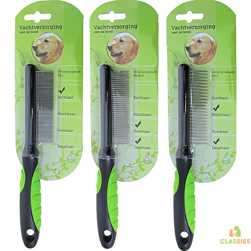 Peigne pour chien Boony fin - moyen - grossier