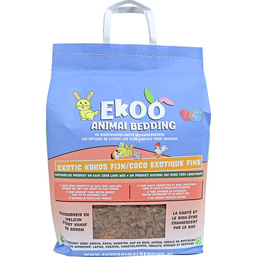 Ekoo Animal Bedding Exotic Kokos Fijn - 25 liter