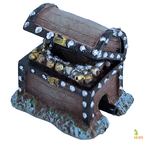 Boon Aqua Deco Ornament Bubbel - Schatkist met Uitstromer 5 cm