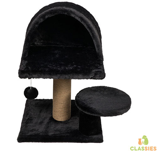Krabpaal Mumu - Kleur: zwart - 50 x 50 x 55 cm Classies