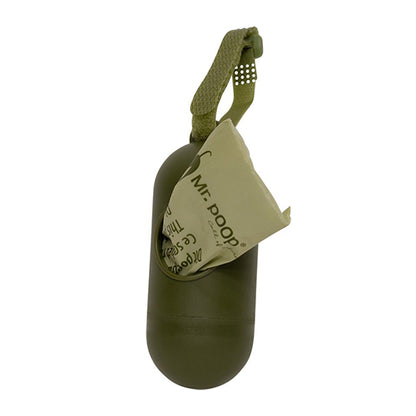 Mr Poop poepzakjeshouder Earth green Groen