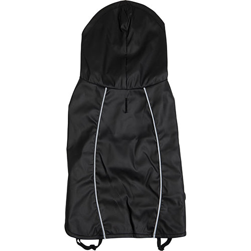 JV FISHERMAN JACKET Regenmantel mit Kapuze, Schwarz, ML 45 cm