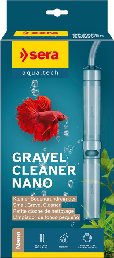 sera Gravel Cleaner Nano voor mini aquaria