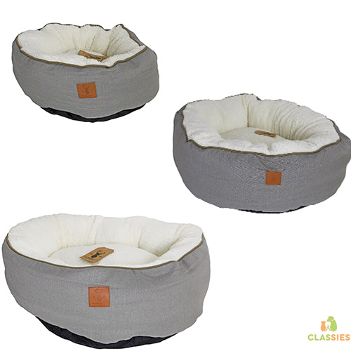 Boony Est1941 hondenmand Floof grijs