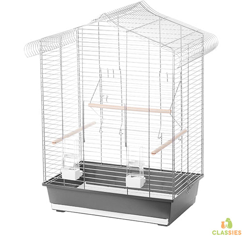 Cage à oiseaux Interzoo Vega - Gris - 61,5 x 34 x 79 cm