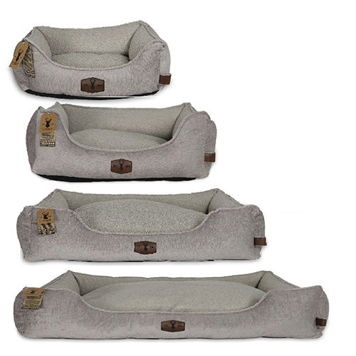 Boony est1941 premium hondenmand orthopedisch almond peach Classies