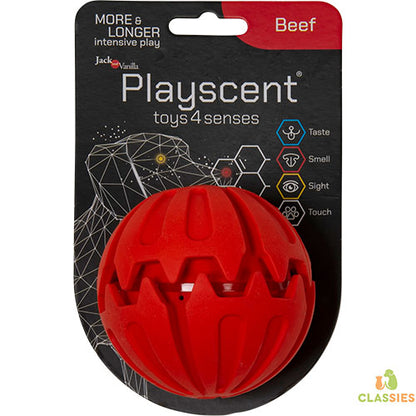 Jack and Vanilla Playscent bal met smaak kip - runds - bacon - 8 cm
