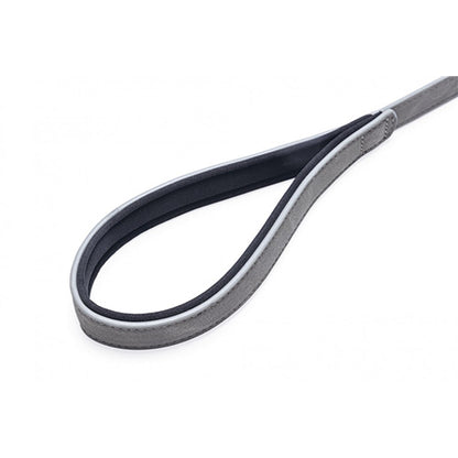 Beeztees Balacron Ax Kunstleren Hondenriem - Grijs - 100 cm x 20 mm