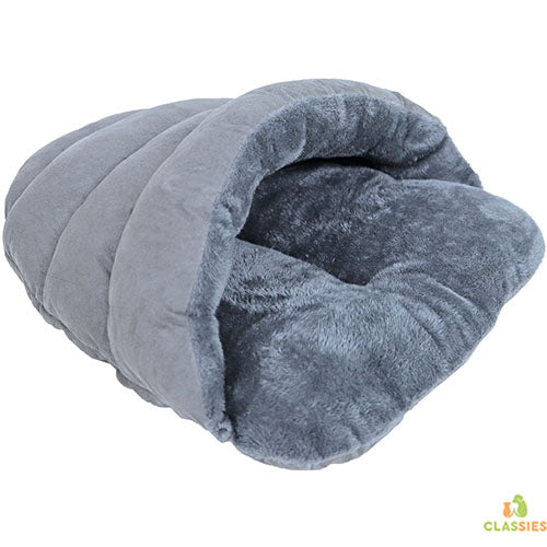 De Boon - Gigoteuse peluche pour chien, chat ou rongeur - Gris - 2 tailles