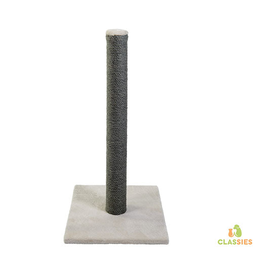 Jack and Vanilla Kratzbaum Grumpy Creme-Grau - 40 x 40 x 80 cm