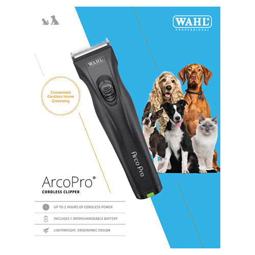 Wahl tondeuse arco pro zwart draadloos- 2 accu&