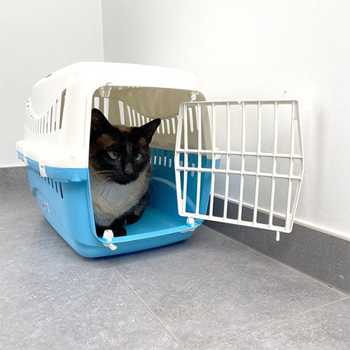 Smurfs Hefty Smurf Duvoplus – Reisebox-Transporter für Hunde oder Katzen – Maße: 46 x 30 x 30 cm