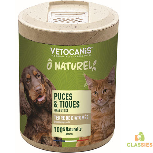 Vetocanis Naturel Poeder Vlooien - Teken 275 ml