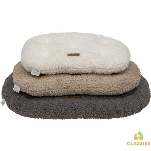 Animal Boulevard Curl Plush Ovaal Kussen - Verkrijgbaar in 3 kleuren en 6 maten