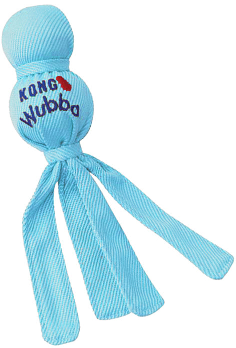 Kong Wubba Puppy  - Assorti Roze of Blauw - 22 cm