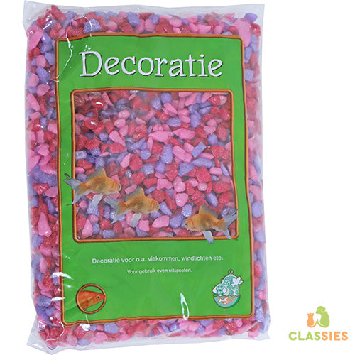 Aquariumgrind - deco - 1 kg - verschillende kleuren