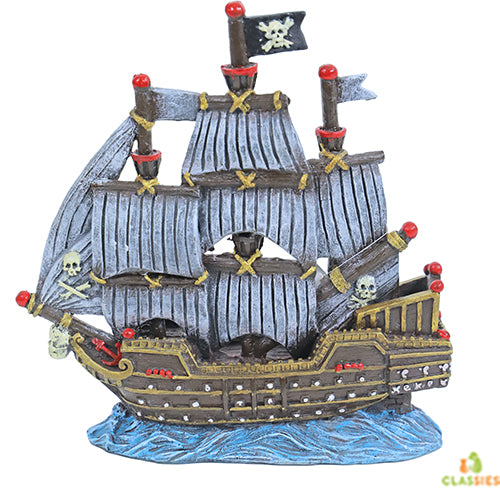 Boon Aqua Deco Bateau Pirate Coulé Coloré - 25x25x7 cm