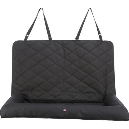 Trixie Hondenkussen Voor Autostoel - Dubbel - Zwart - 95X50X10 cm