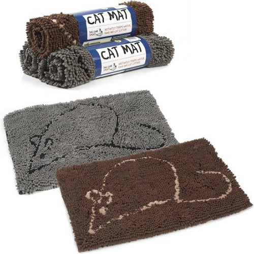 DOG GONE SMART Cat Mat - Droogloopmat voor katten - Afmetingen: 60x40 cm Classies