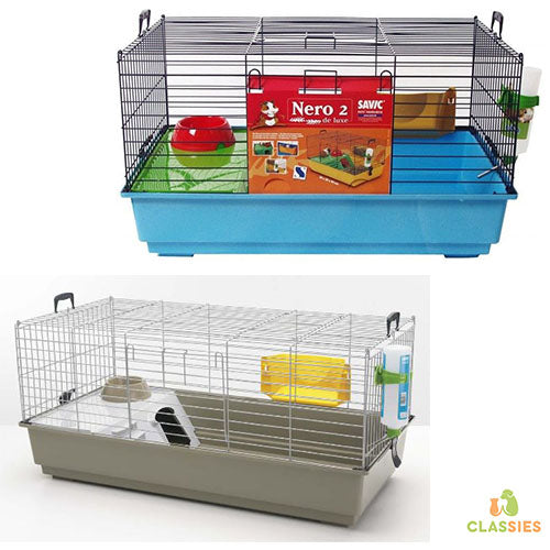 Savic Kaninchenkäfig Nero 2 Deluxe 80 x 50 x 46,5 cm