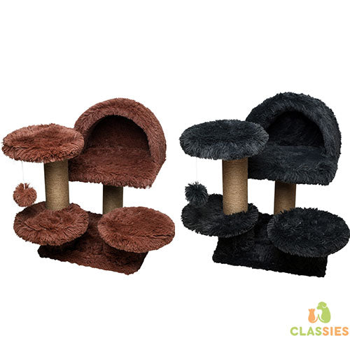 Krabpaal Lola long plush 63 x 63 x 55 cm Classies
